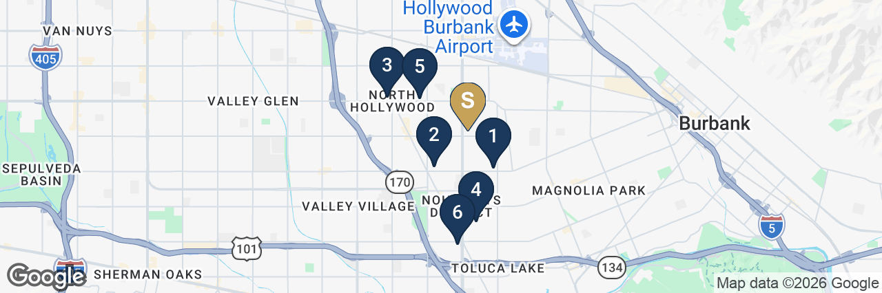 On-Market Comps Map
